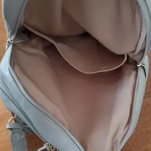 Missnine | Bags | Missnine Soft Supple Backpack In Soft Grey  display picture 1